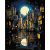 Nächtliche Lichter - Malen-nach-Zahlen-Set auf Keilrahmen 40x50
