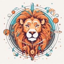 Löwe - Malen-nach-Zahlen-Set auf Keilrahmen 40x40