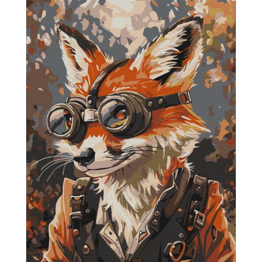 Der fantastische Herr Fuchs - Malen-nach-Zahlen-Set auf Keilrahmen 40x50