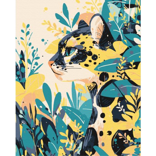 Tarnung - Malen-nach-Zahlen-Set auf Keilrahmen 40x50