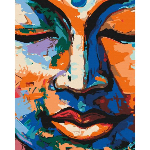 Farbenprächtige Ruhe - 3-teiliges Malen-nach-Zahlen-Set auf Leinwand