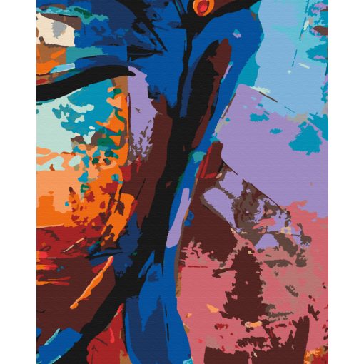 Farbenprächtige Ruhe - 3-teiliges Malen-nach-Zahlen-Set auf Leinwand