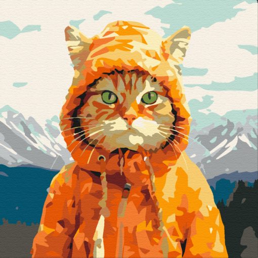 Abenteurer - Malen-nach-Zahlen-Set auf Keilrahmen 40x40