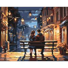 Rendezvous - Malen-nach-Zahlen-Set auf Keilrahmen 40x50