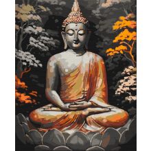 Buddhas Ruhe - Malen-nach-Zahlen-Set auf Keilrahmen 40x50