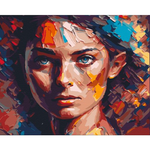 Tiefer Blick - Malen-nach-Zahlen-Set auf Keilrahmen 40x50