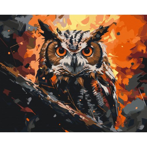 Der Hüter der Nacht - Malen-nach-Zahlen-Set auf Keilrahmen 40x50