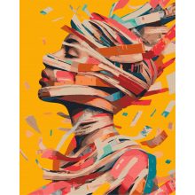 Tanz der Farben und Gedanken - Malen-nach-Zahlen-Set auf Keilrahmen 40x50