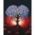   Der Baum der Liebe - Malen-nach-Zahlen-Set auf Keilrahmen 40x50