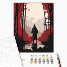 Vár az út - Számfestő készlet kereten 40x50