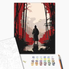 Vár az út - Számfestő készlet kereten 40x50