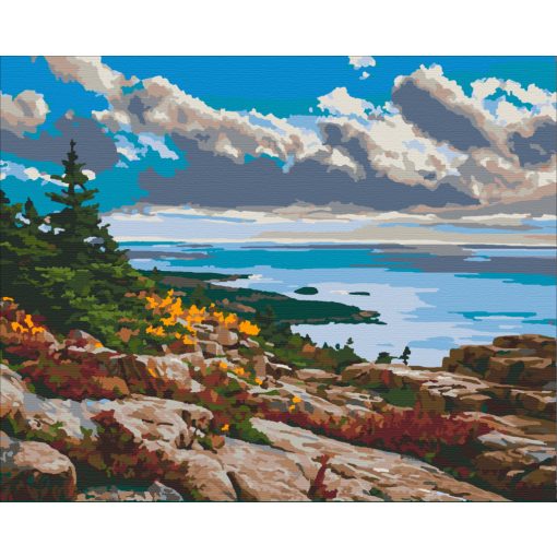 Acadia nemzeti park - Számfestő készlet kereten 40x50