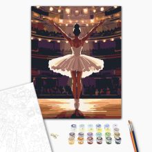 Balett - Számfestő készlet kereten 40x50