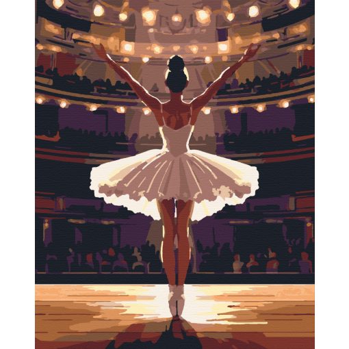 Balett - Számfestő készlet kereten 40x50