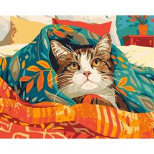 Jó reggelt! - Számfestő készlet kereten 40x50