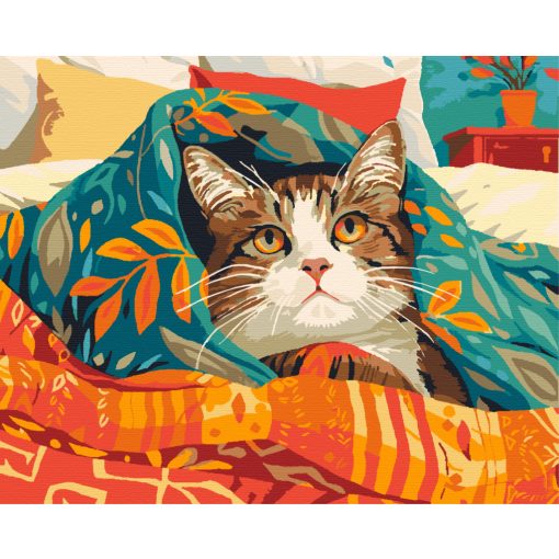 Jó reggelt! - Számfestő készlet kereten 40x50