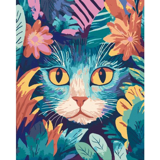 Álcázás - Számfestő készlet kereten 40x50