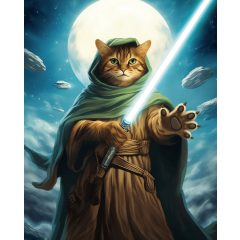 Macska Mester - Számfestő készlet kereten 40x50