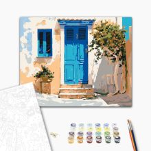 Tengerpart varázsa - Számfestő készlet kereten 40x50