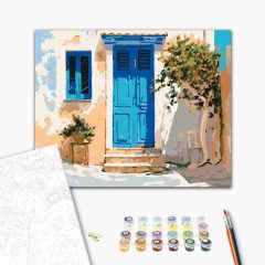 Tengerpart varázsa - Számfestő készlet kereten 40x50