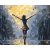 Tanz im Regen - Malen-nach-Zahlen-Set auf Keilrahmen 40x50
