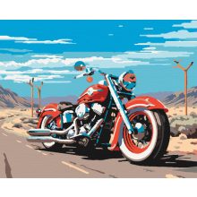 A szabadság útja - Számfestő készlet kereten 40x50