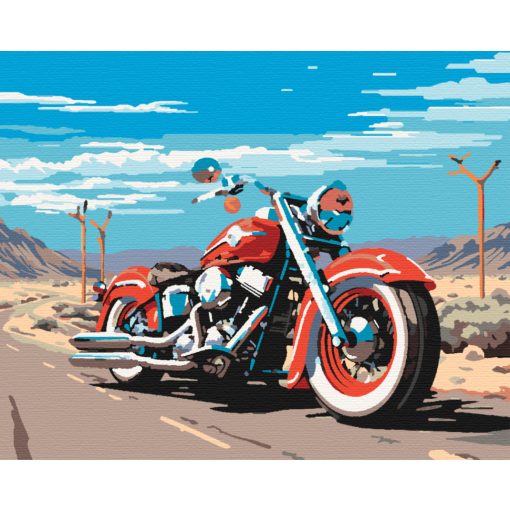 A szabadság útja - Számfestő készlet kereten 40x50