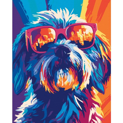 Popmancs - Számfestő készlet kereten 40x50