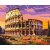   Kolosszeum a naplementében - Számfestő készlet kereten 40x50