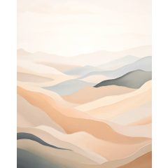 Homokdombok - Számfestő készlet kereten 40x50