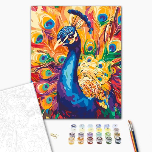 Der König der Farben - Malen-nach-Zahlen-Set auf Keilrahmen 40x50