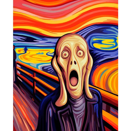 Sikoly - Számfestő készlet kereten 40x50