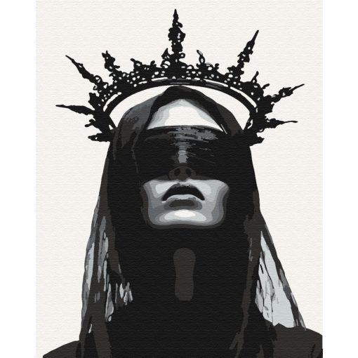 Die Hohepriesterin - Malen-nach-Zahlen-Set auf Keilrahmen 40x50