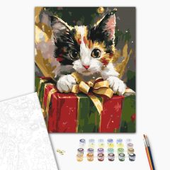 Váratlan ajándék - Számfestő készlet kereten 40x50