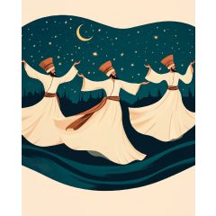 A háromkirályok - Számfestő készlet kereten 40x50