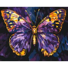 Wunderschöner Schmetterling - Malen-nach-Zahlen-Set auf Keilrahmen 40x50