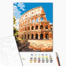 Kolosszeum - Számfestő készlet kereten 40x50