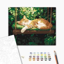 Hintacica - Számfestő készlet kereten 40x50