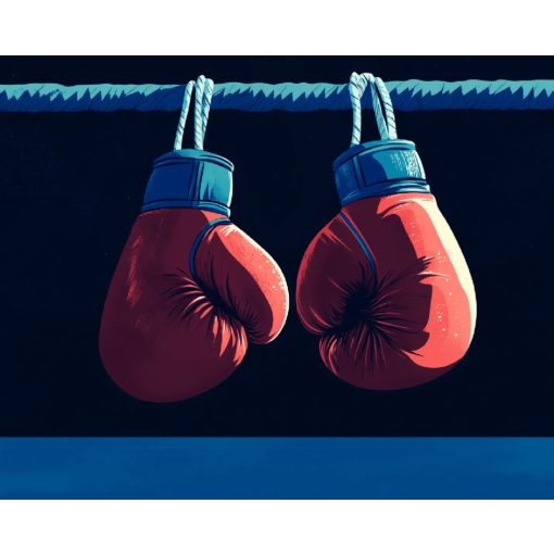 A küzdelem emléke - Számfestő készlet kereten 40x50