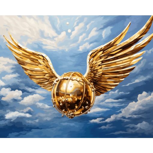 Aranycikesz - Számfestő készlet kereten 40x50