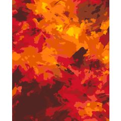 Absztrakt ősz - Számfestő készlet kereten 40x50