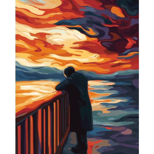 Melankólia - Számfestő készlet kereten 40x50