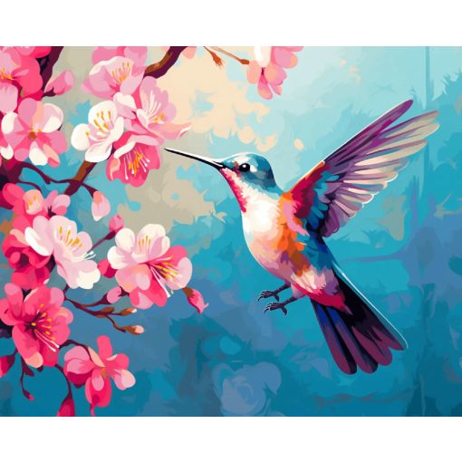 Kolibri - Számfestő készlet kereten 40x50