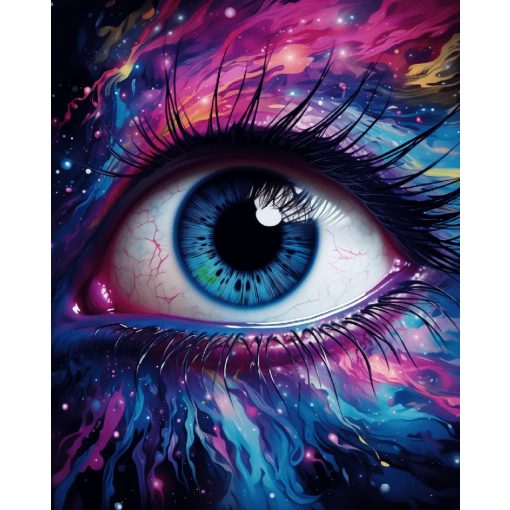 Jövőkép - Számfestő készlet kereten 40x50