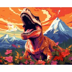 Királyok királya - Számfestő készlet kereten 40x50