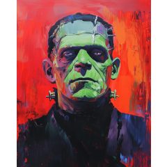 Frankenstein szörnye - Számfestő készlet kereten 40x50