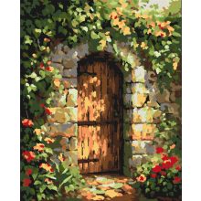 Borostyán kapu - Számfestő készlet kereten 40x50
