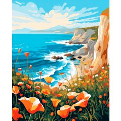 Mákos rétes - Számfestő készlet kereten 40x50