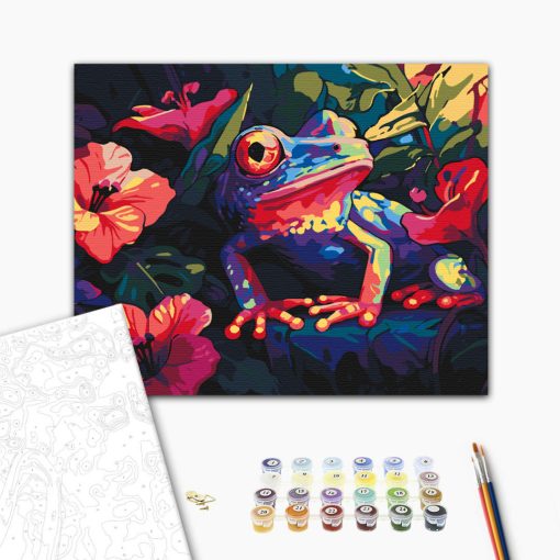 Neonbéka 2 - Számfestő készlet kereten 40x50