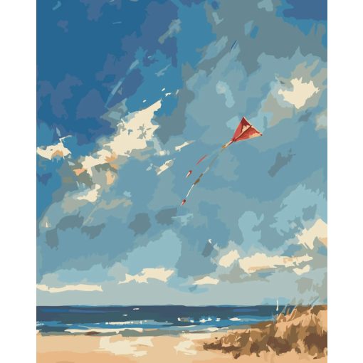 Tánc a széllel - Számfestő készlet kereten 40x50